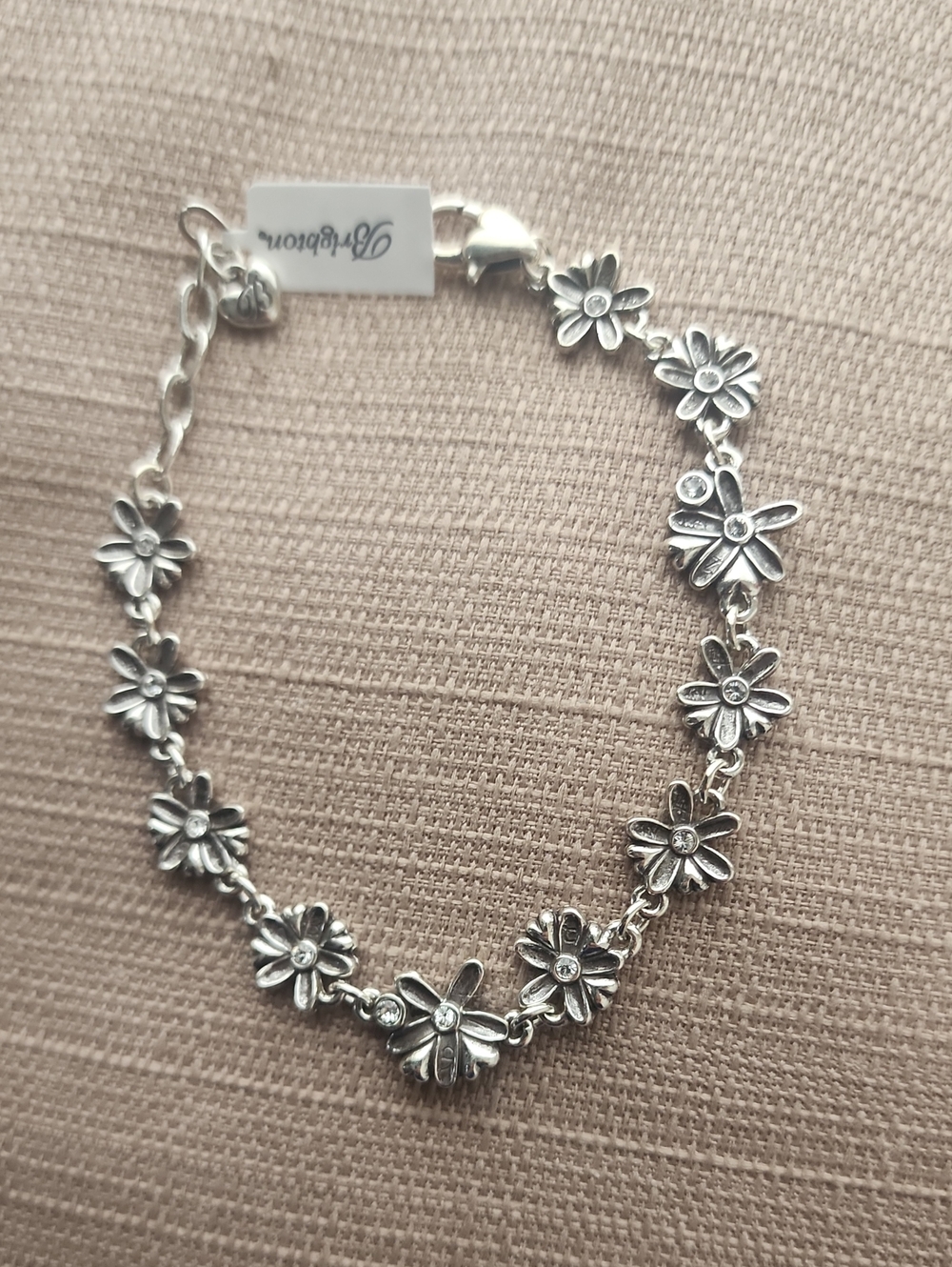 New Brighton Wild Flowers Chain Link Bracelet, NWT